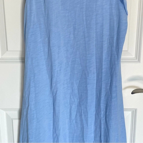 S'edge Blue Cotton Knit Ruffled Midi Dress - 29789 - Picture 12 of 16